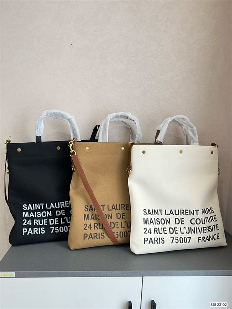 ysl universite bag brown|UNIVERSITE NORTH/SOUTH FOLDABLE TOTE BAG IN .